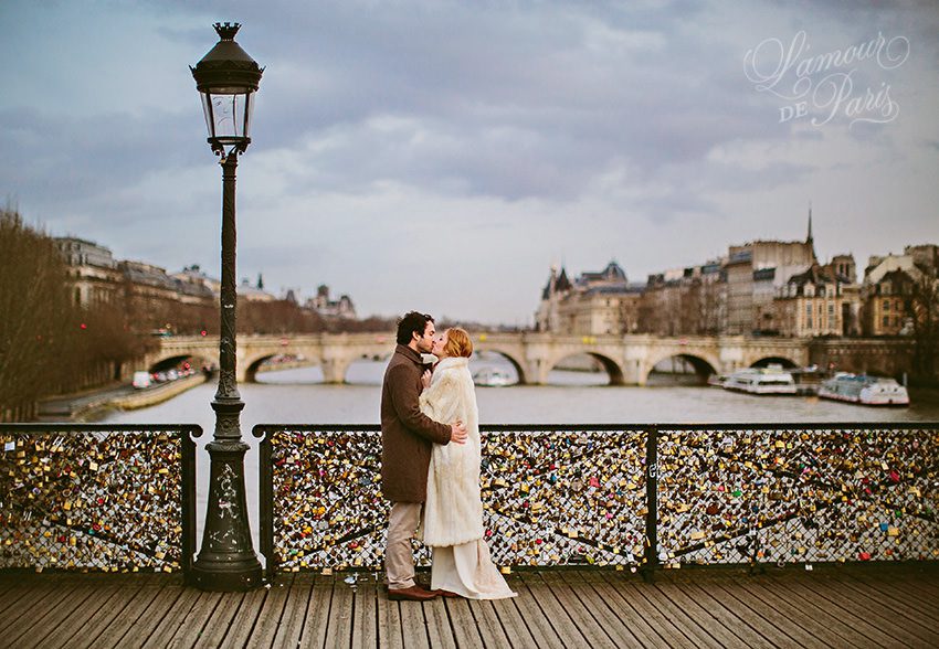 Love Locks on the Pont Des Arts » L'Amour de Paris Romantic Parisian