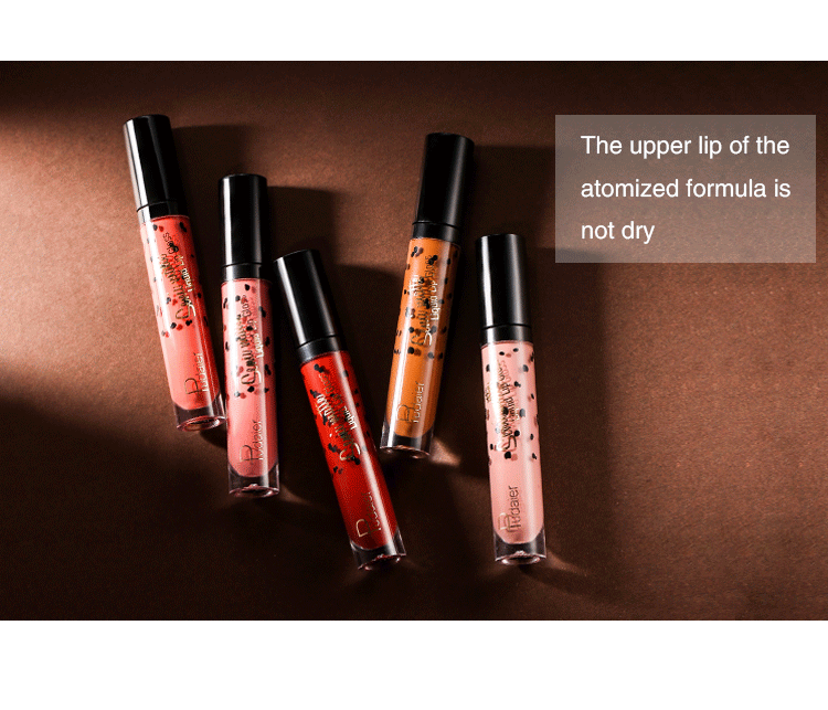 Black lip gloss matte velvet lip gloss 12color colorfast lipstick