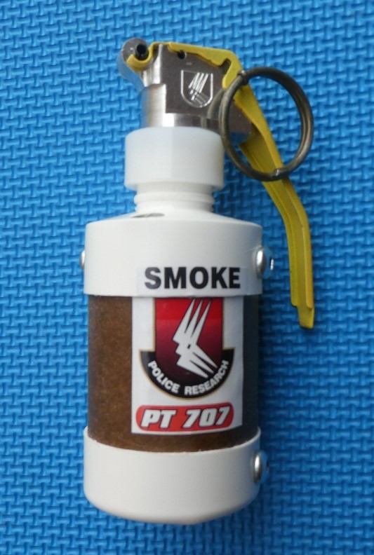 ThrowAway Smoke Device with Pepper Option Lamperd Less Lethal