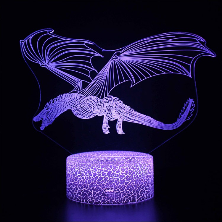 Boutique Lampes 3D Lampe 3D Dragon volant