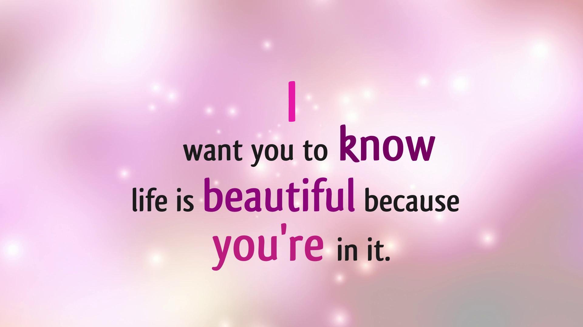 1.Oct Life is beautiful because you’re in it! Lâm Phan