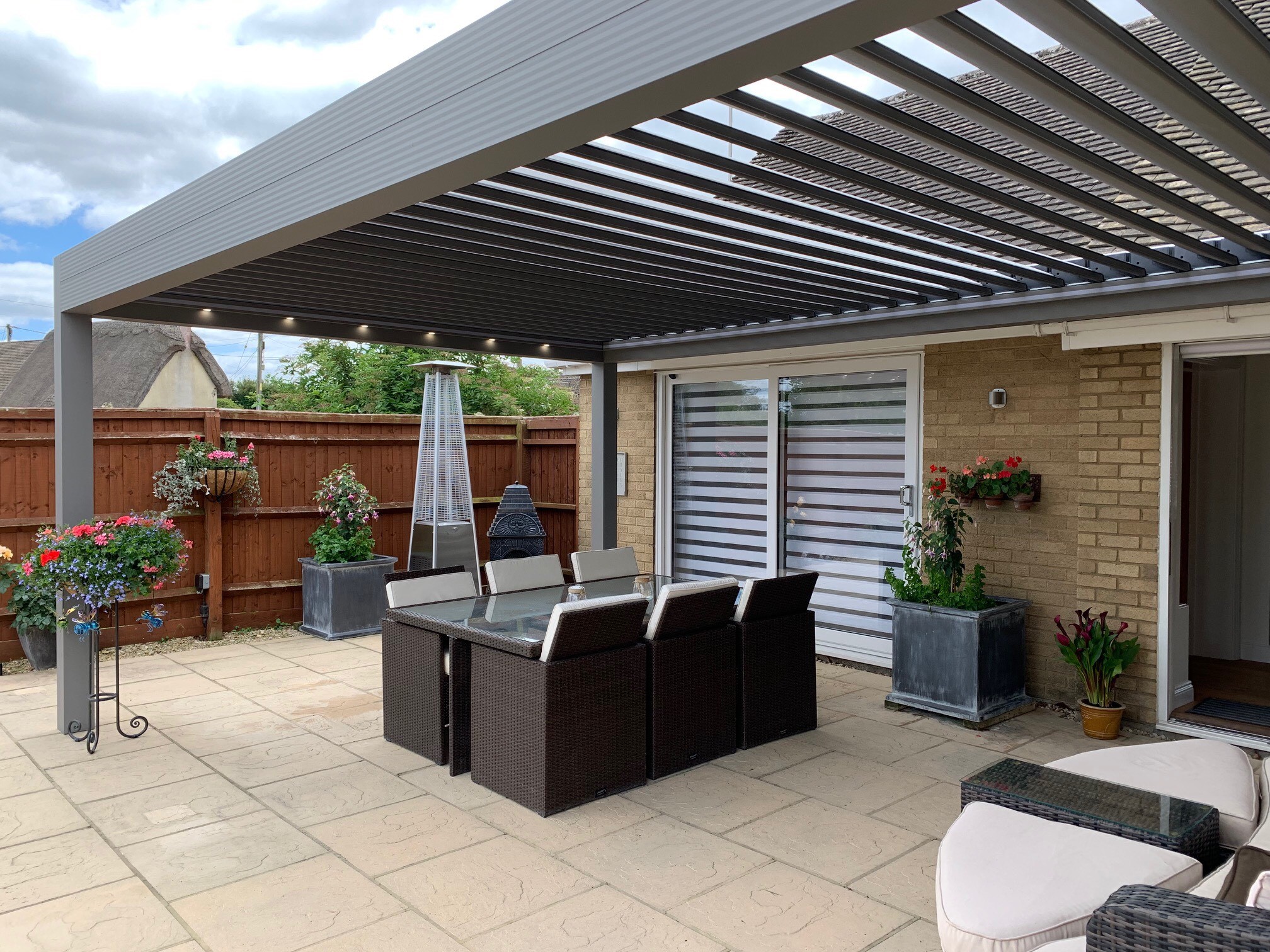 Iris Louvred Canopy Glass Rooms, Verandas, Canopies, Awnings