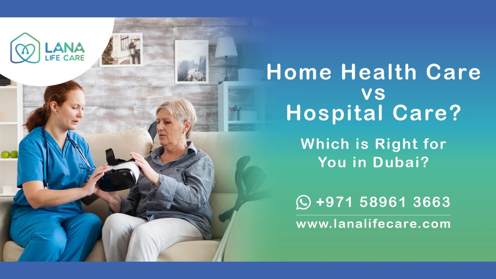 Home Health Care vs Hospital Care Choose Right for You? Lana Life Care