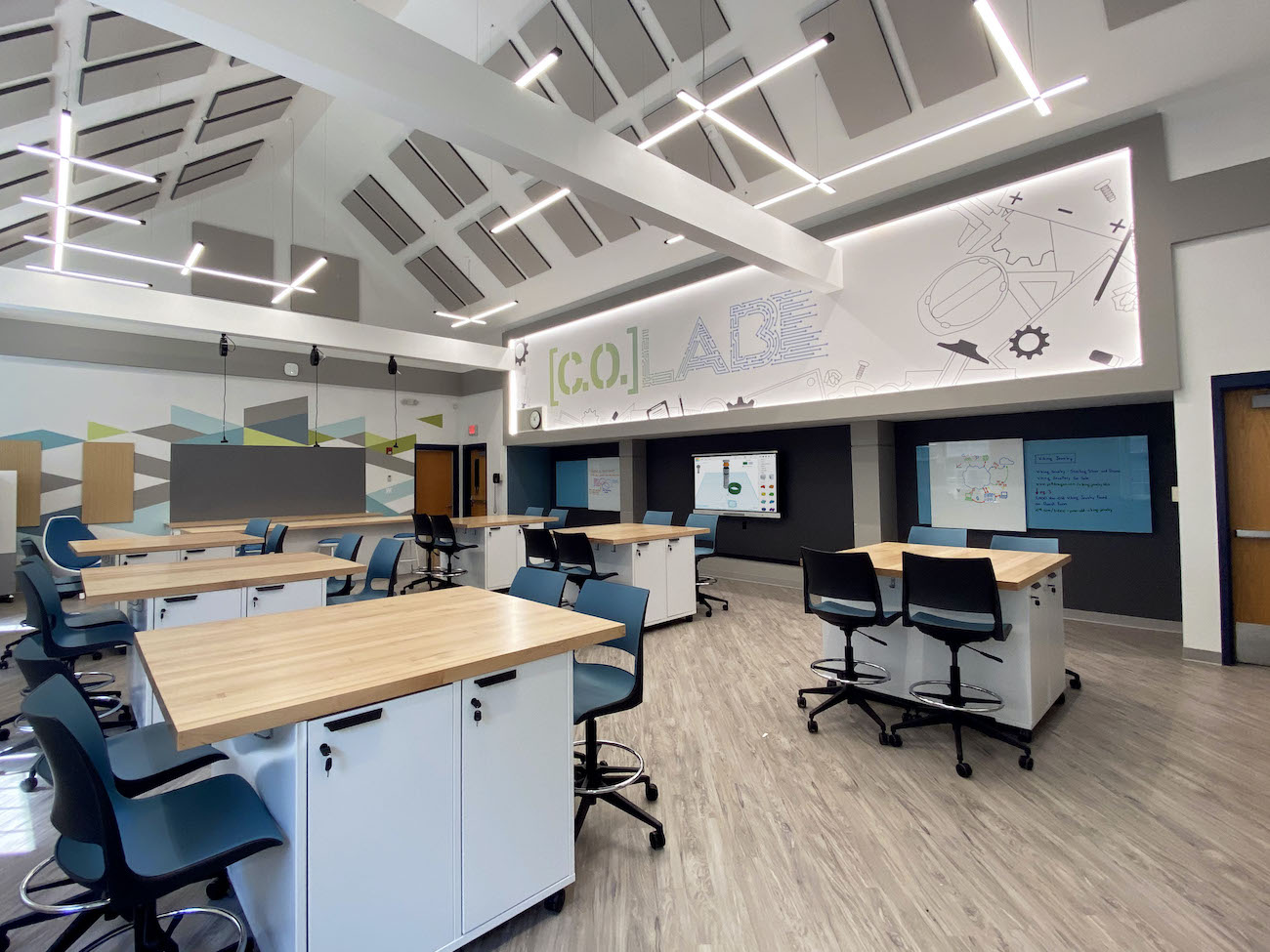 C.O. Lab at HoHoKus School Project LAN