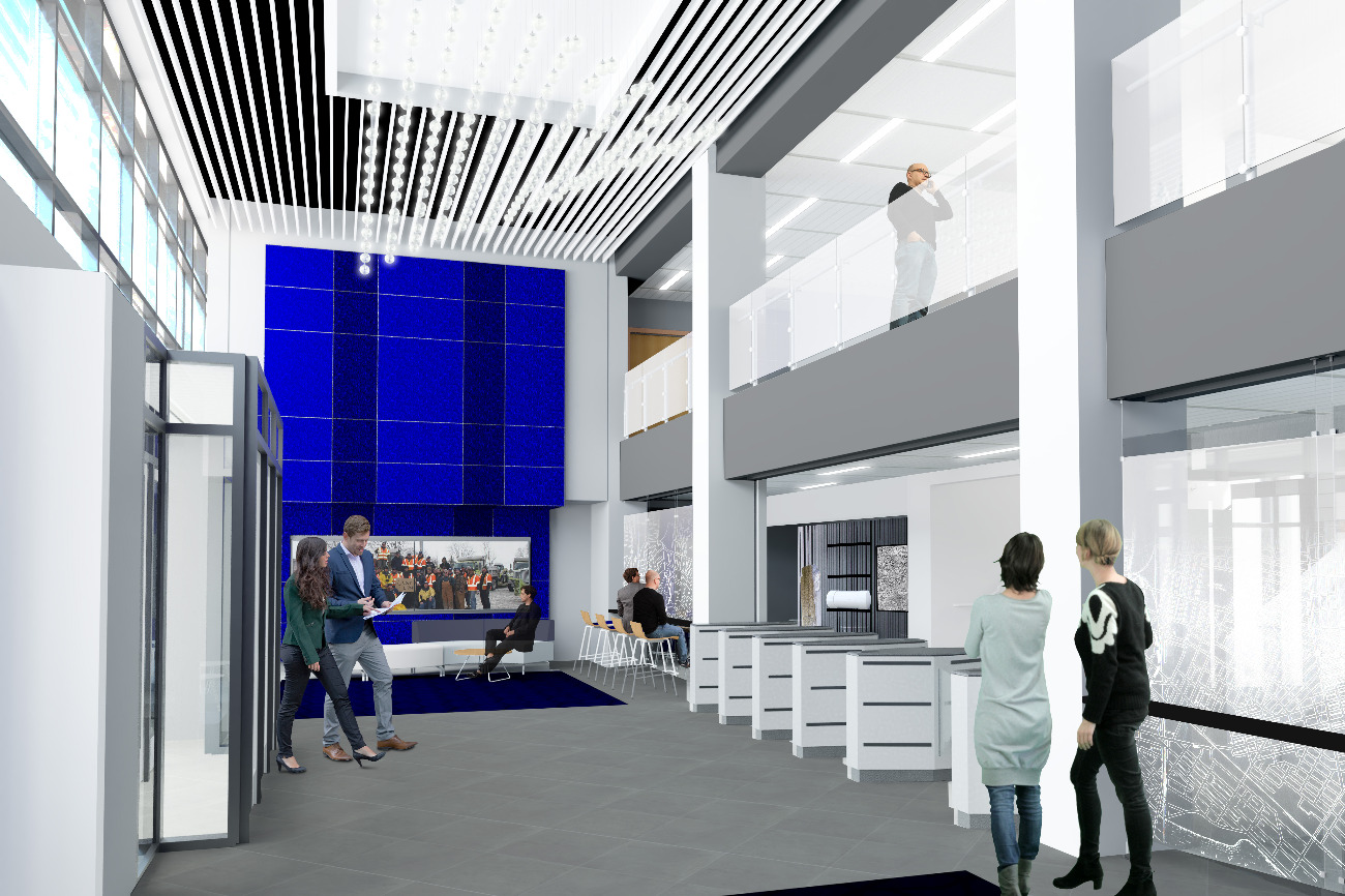 Lobby Renovations at NJDOT Headquarters Project LAN