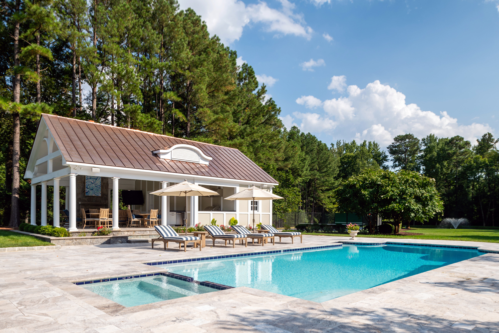 Windsor On the James Pool House Lancaster Custom Builder
