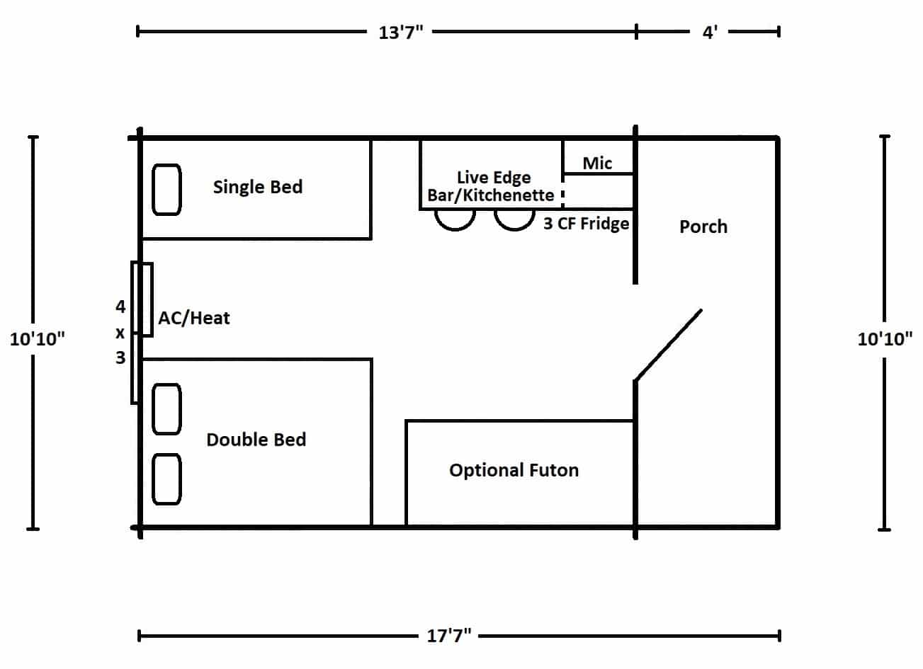 Real Log KOA Cabins For Sale Lancaster Log Cabins