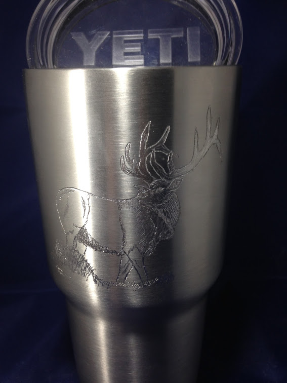 Hand Engraved YETI Tumblers Custom Gun Stock Carving Gun Engraving