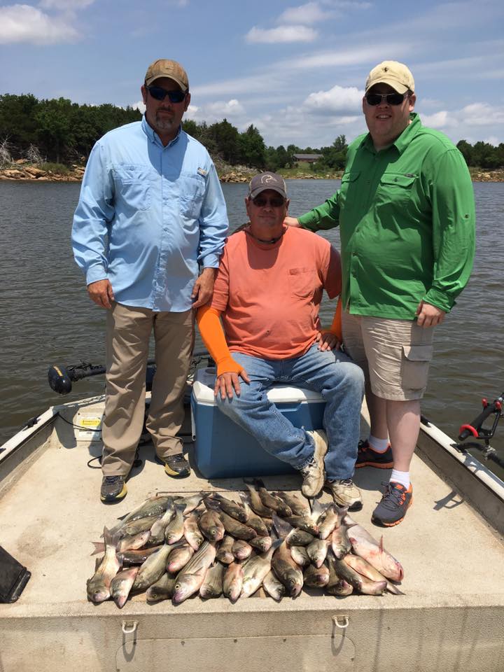 Keystone Lake Striper and White Bass 5/21/16 Lance's Fishing Guide
