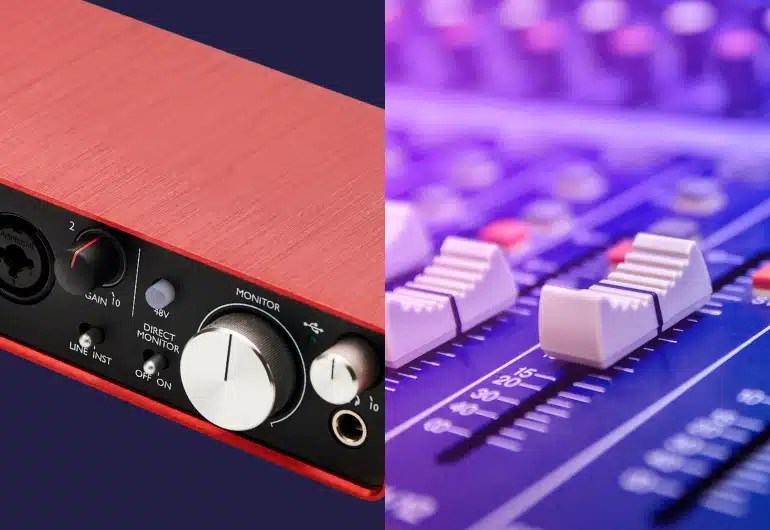 Audio Interface vs Mixer What's The Difference? Music Blog