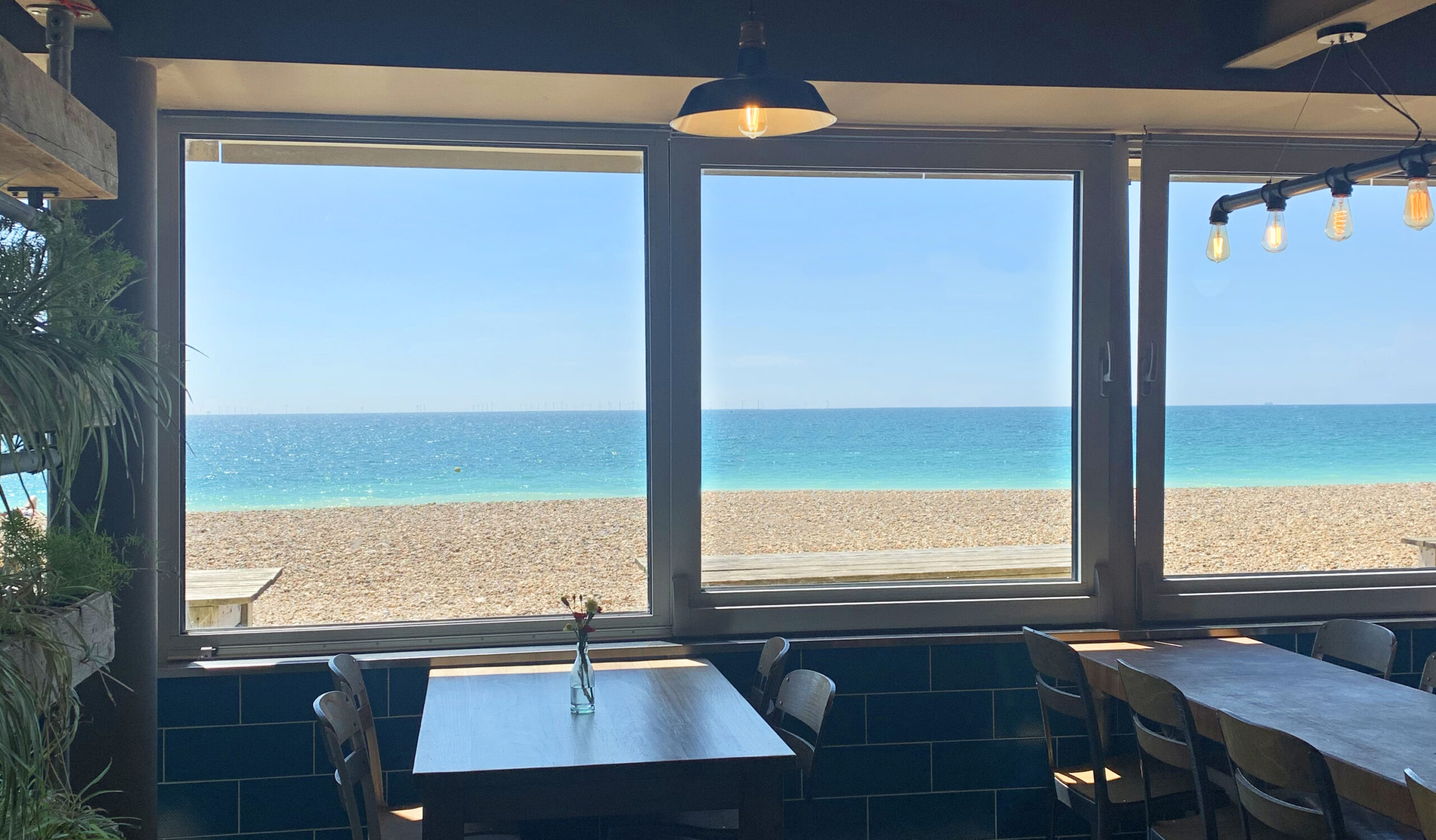 Perch On Lancing Beach A cafe on the Beach in Lancing