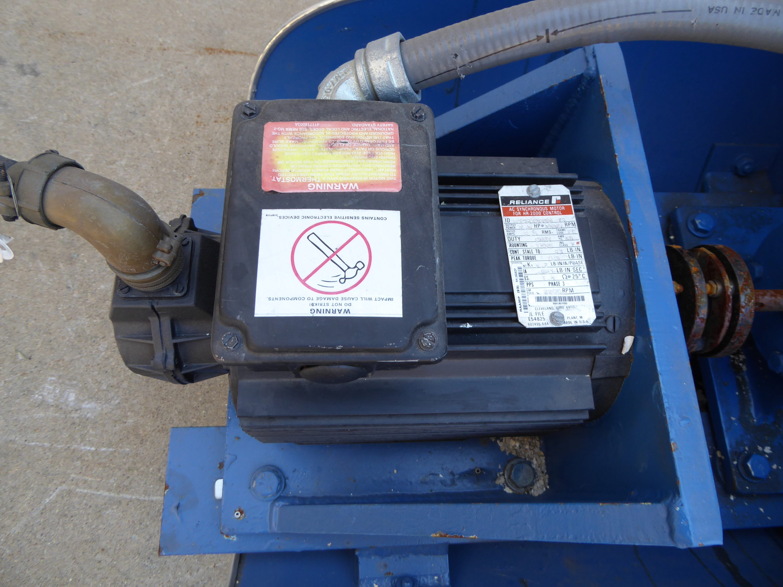 Used Agitation Blower Spencer 2 HP Steel Air Agitation BlowerBlowers