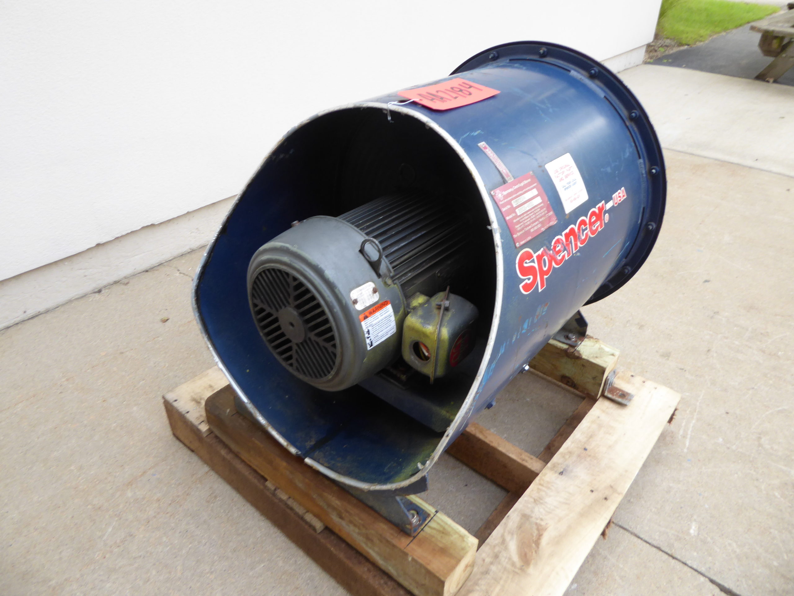 Used Agitation Blower Spencer 5 HP Carbon Steel Agitation Blower
