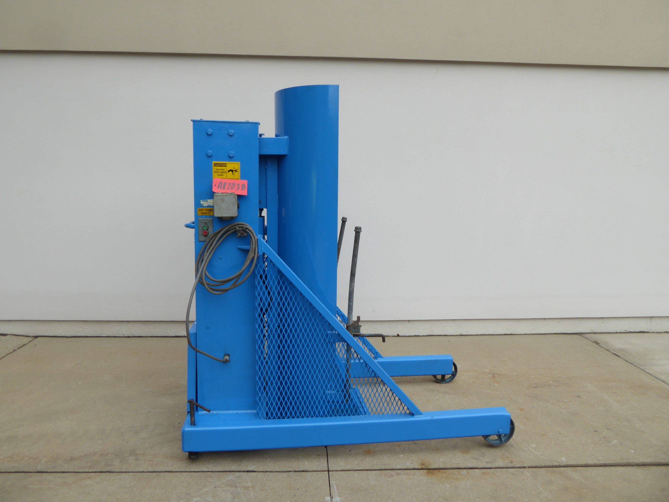 Used Automatic Dumper Hercules 2000 lbs Capacity Automatic Drum