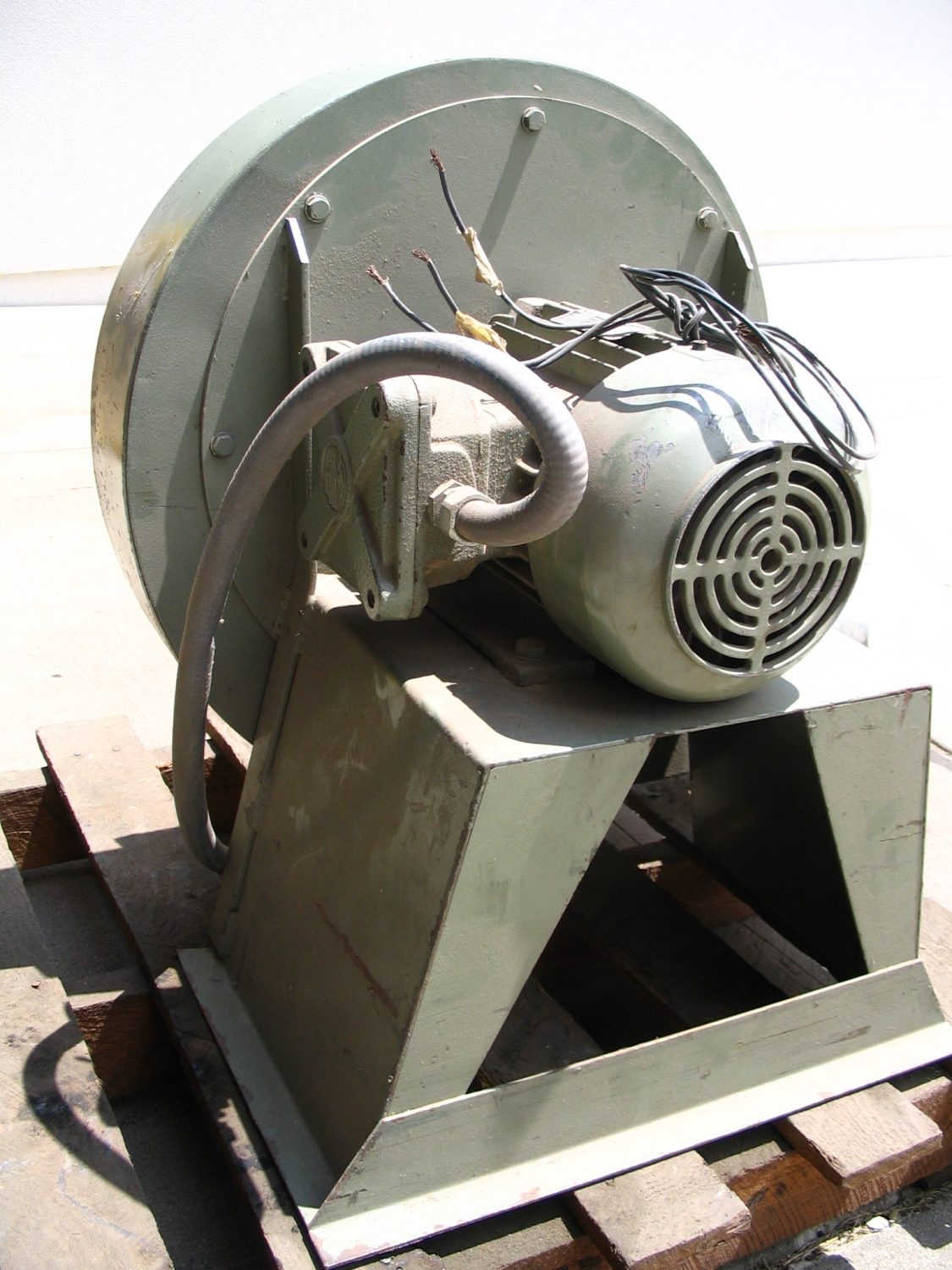 Used Air Knife Blower FIMM 4 HP Air Knife Blower 440 volt 8" Inlet