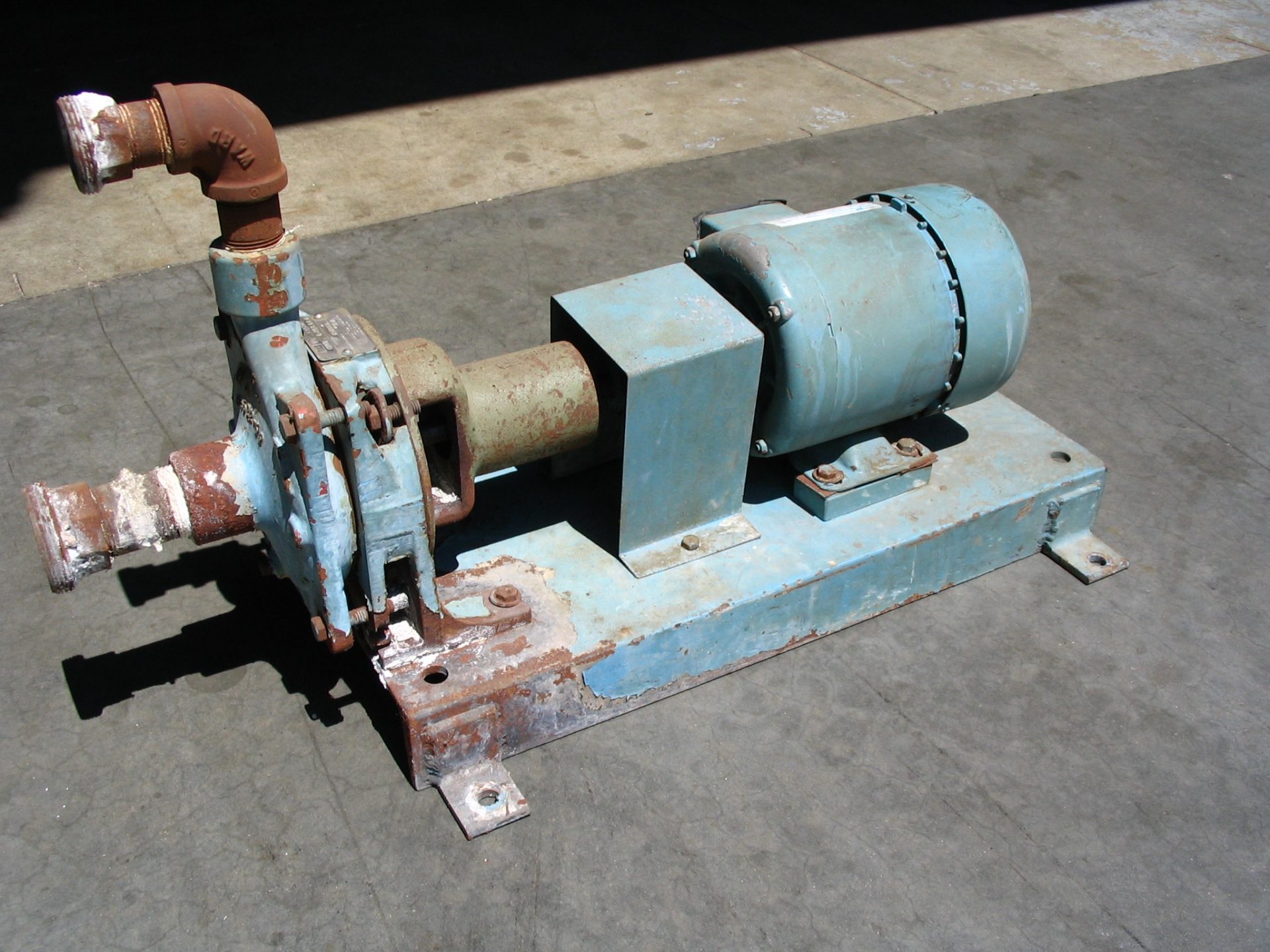 Used Centrifugal Pump Worthington 1 HP Pump 1.5" Inlet 1.25" Outlet