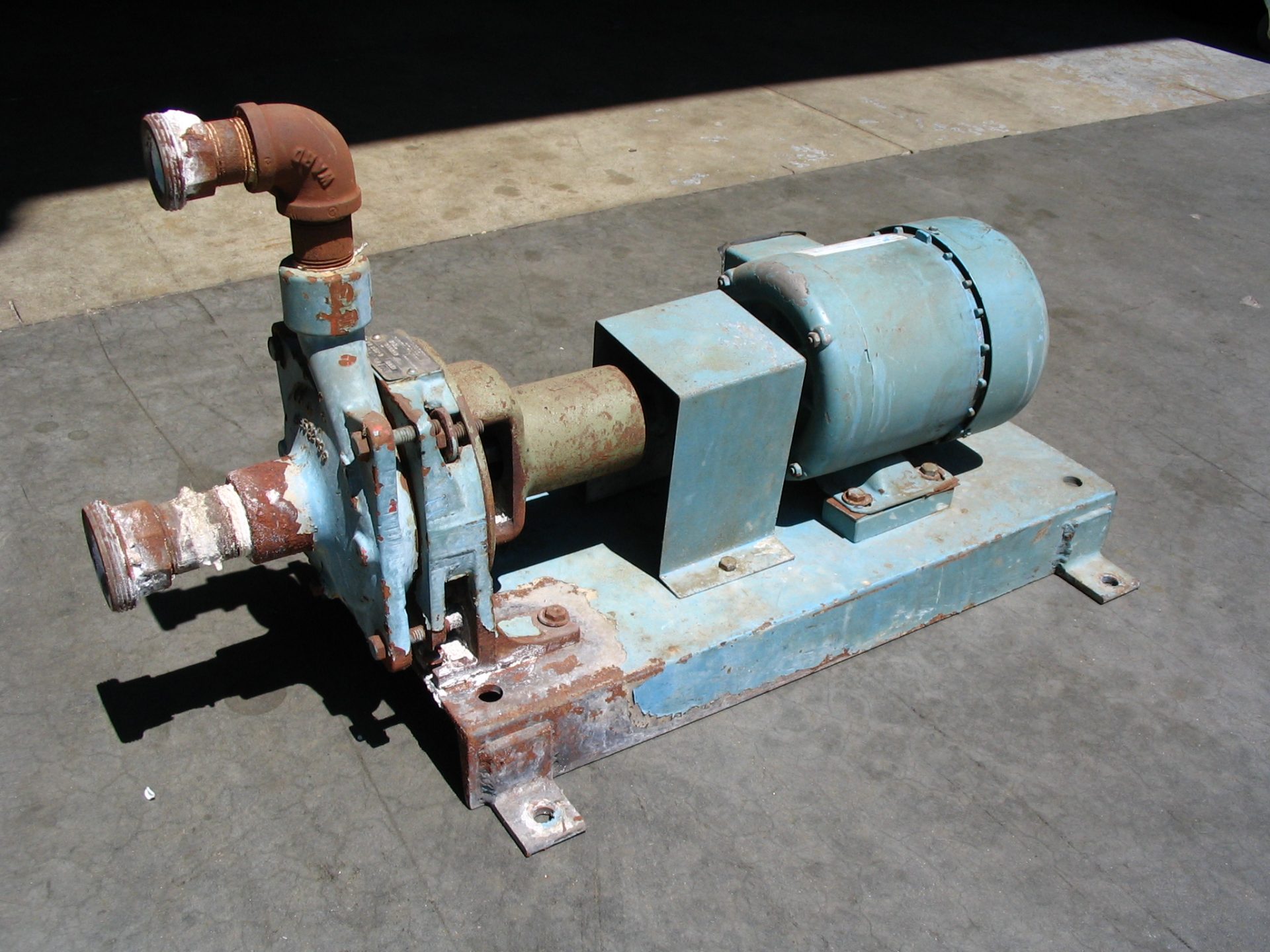 Used Centrifugal Pump Worthington 1 HP Pump 1.5" Inlet 1.25" Outlet