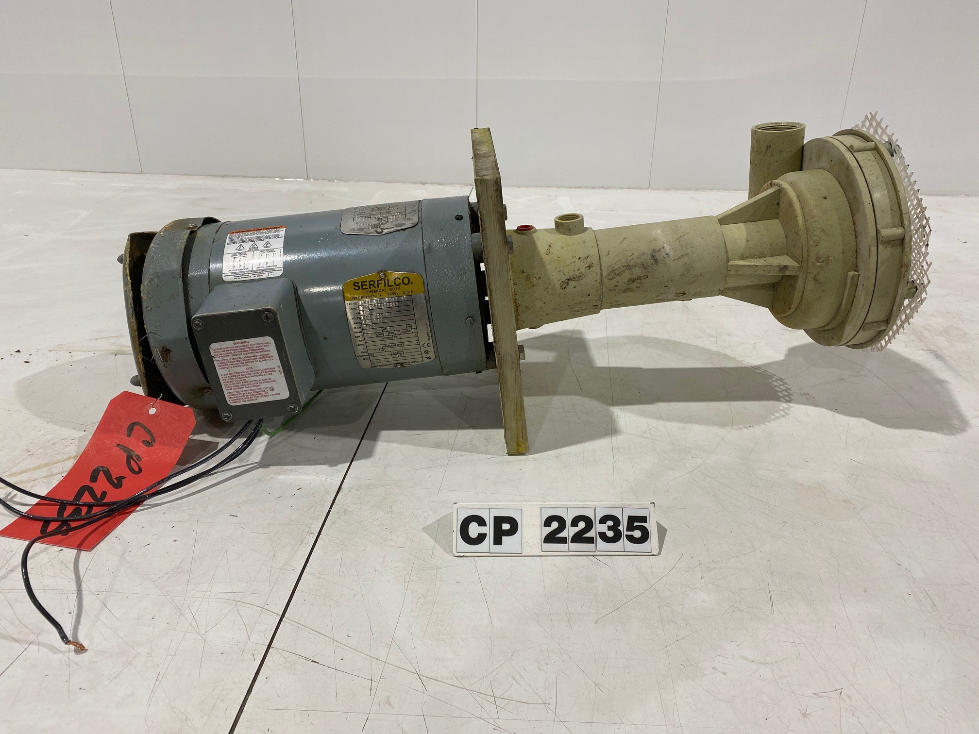Used Centrifugal Pump Serfilco 1.50 HP Centrifugal Pump CP2235Pumps