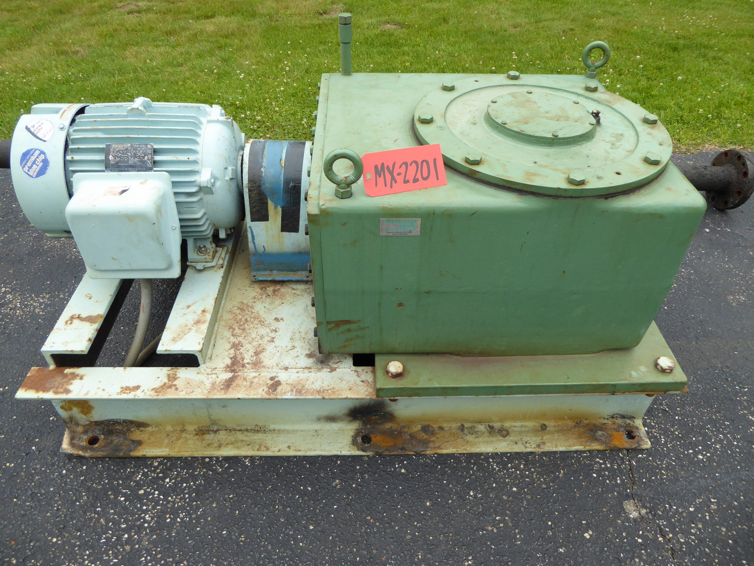Used Mixer Philadelphia Mixer Drive 25 HP Mixer With Shaft & Paddle