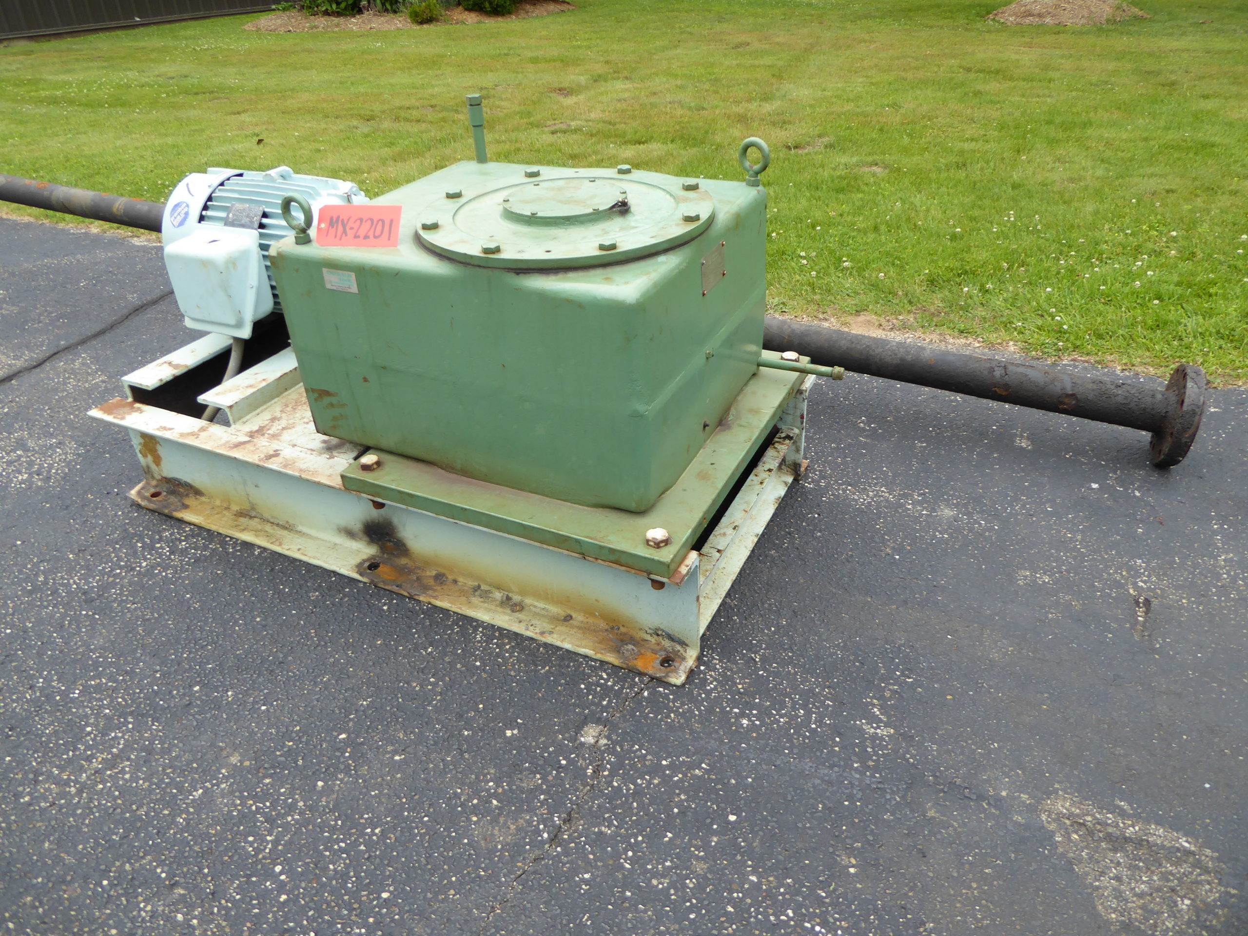 Used Mixer Philadelphia Mixer Drive 25 HP Mixer With Shaft & Paddle