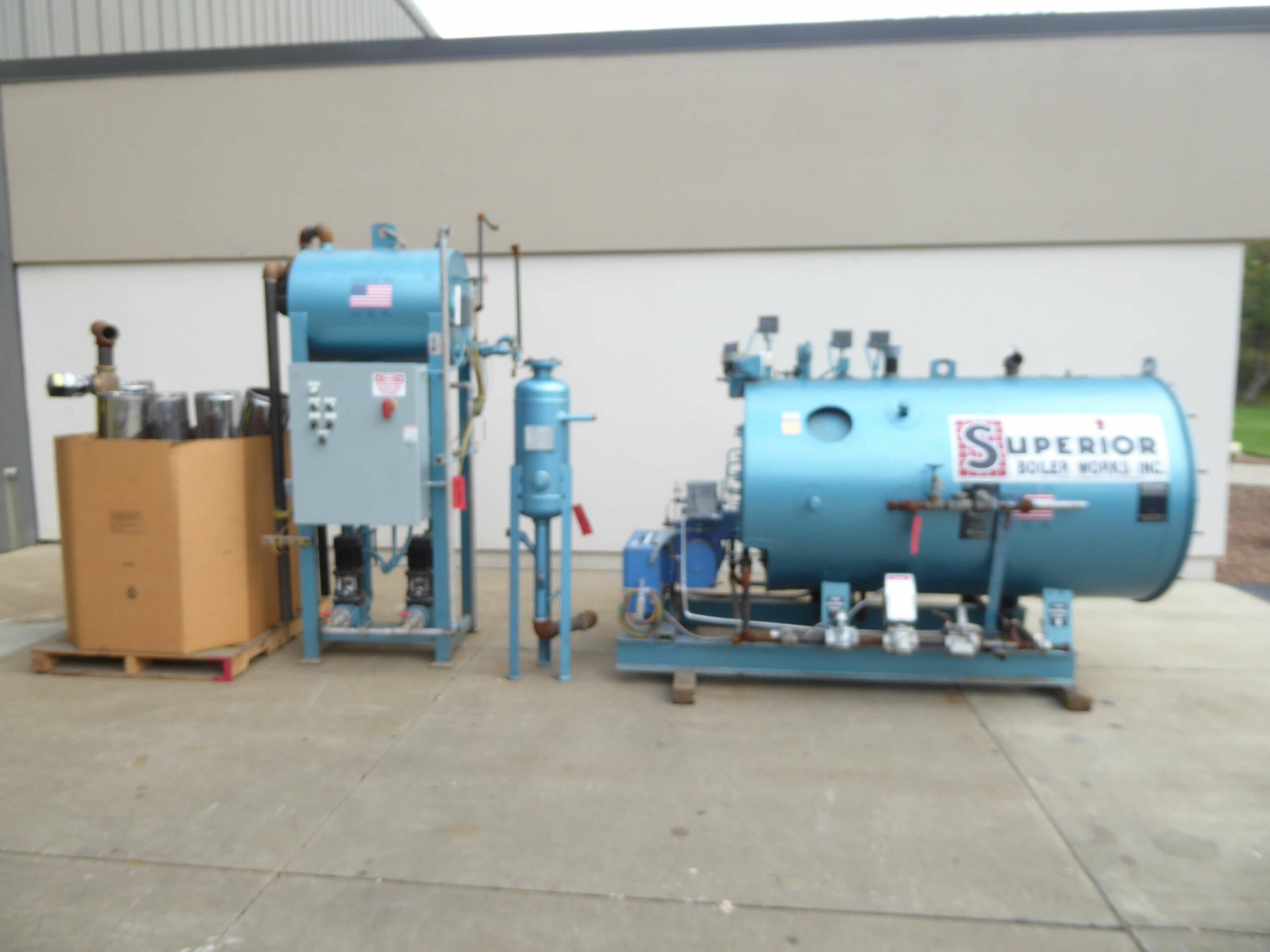 Superior Boiler 20 HP Steam Boiler BL2062 Lanco Corporation Used