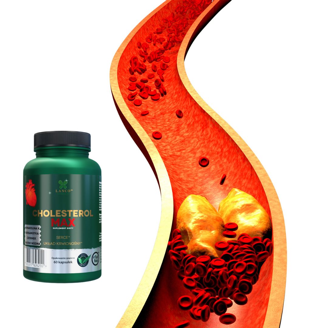 Cholesterol MAX Suplement na obniżenie cholesterolu Premium