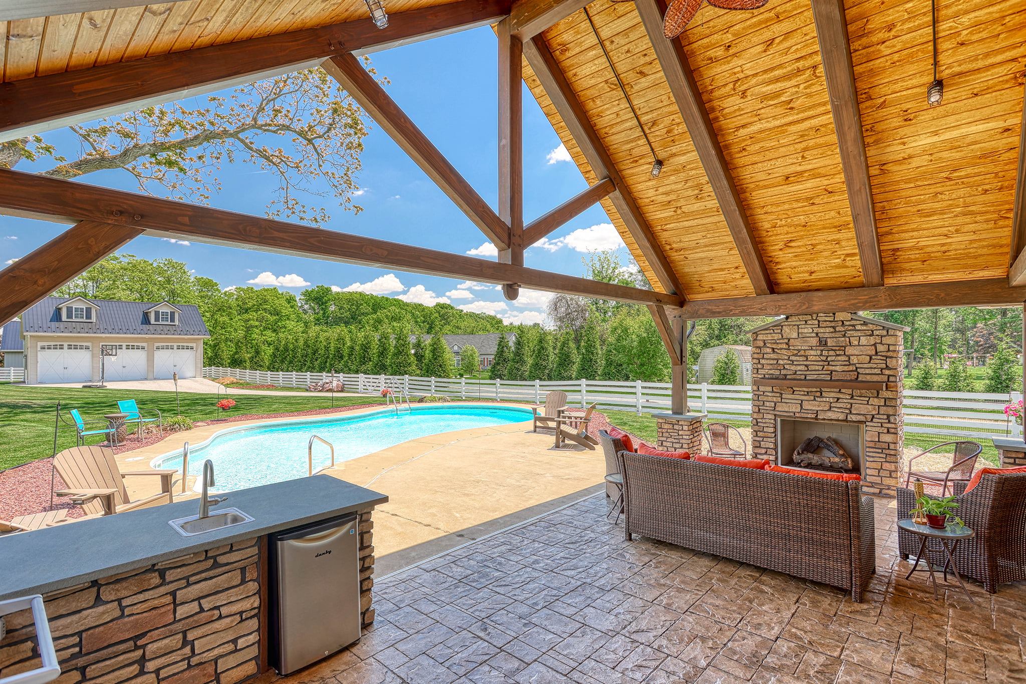 Tyson Patio Lancaster County Timber Frames, Inc.