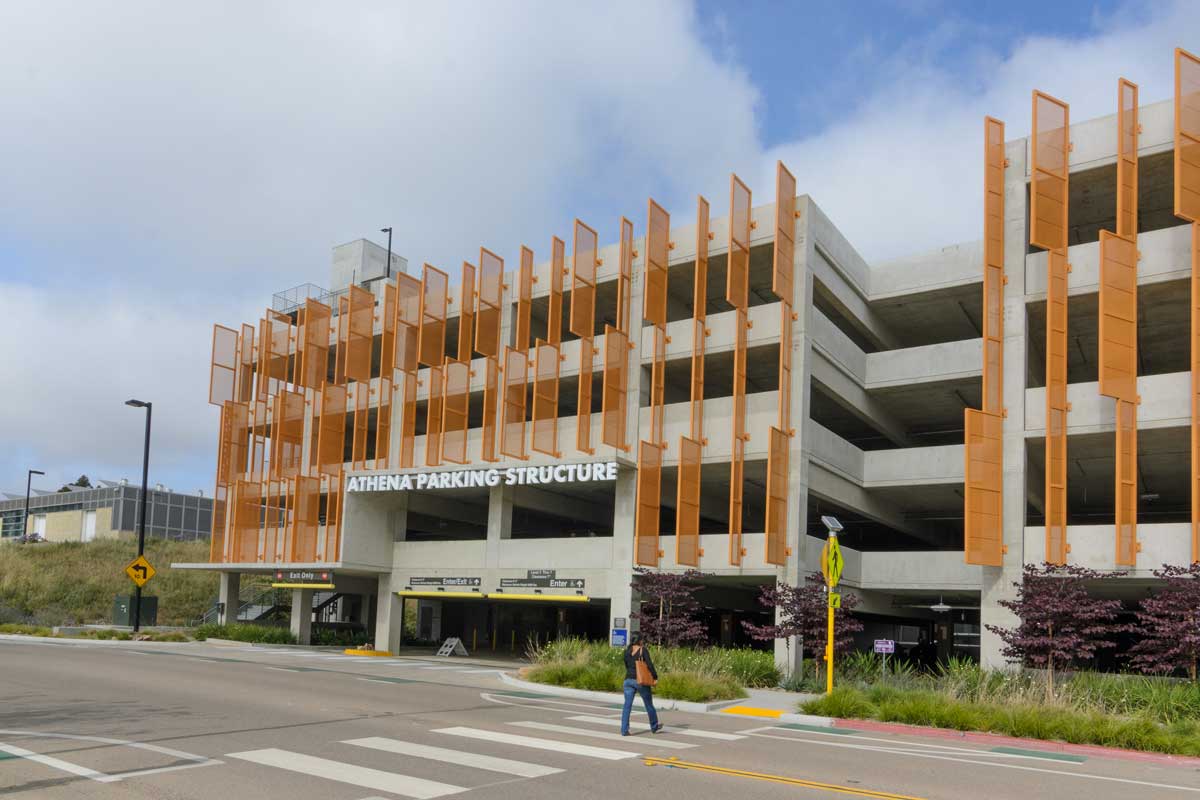 UCSD Athena Parking Structure landLAB landLAB