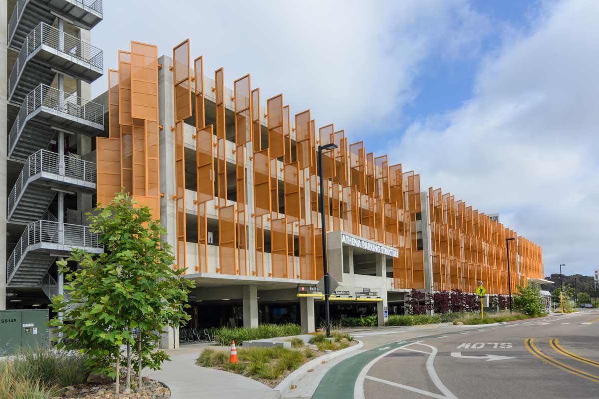 UCSD Athena Parking Structure landLAB landLAB