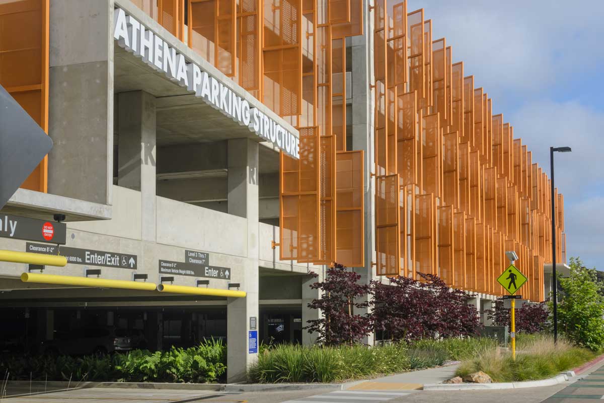 UCSD Athena Parking Structure landLAB landLAB