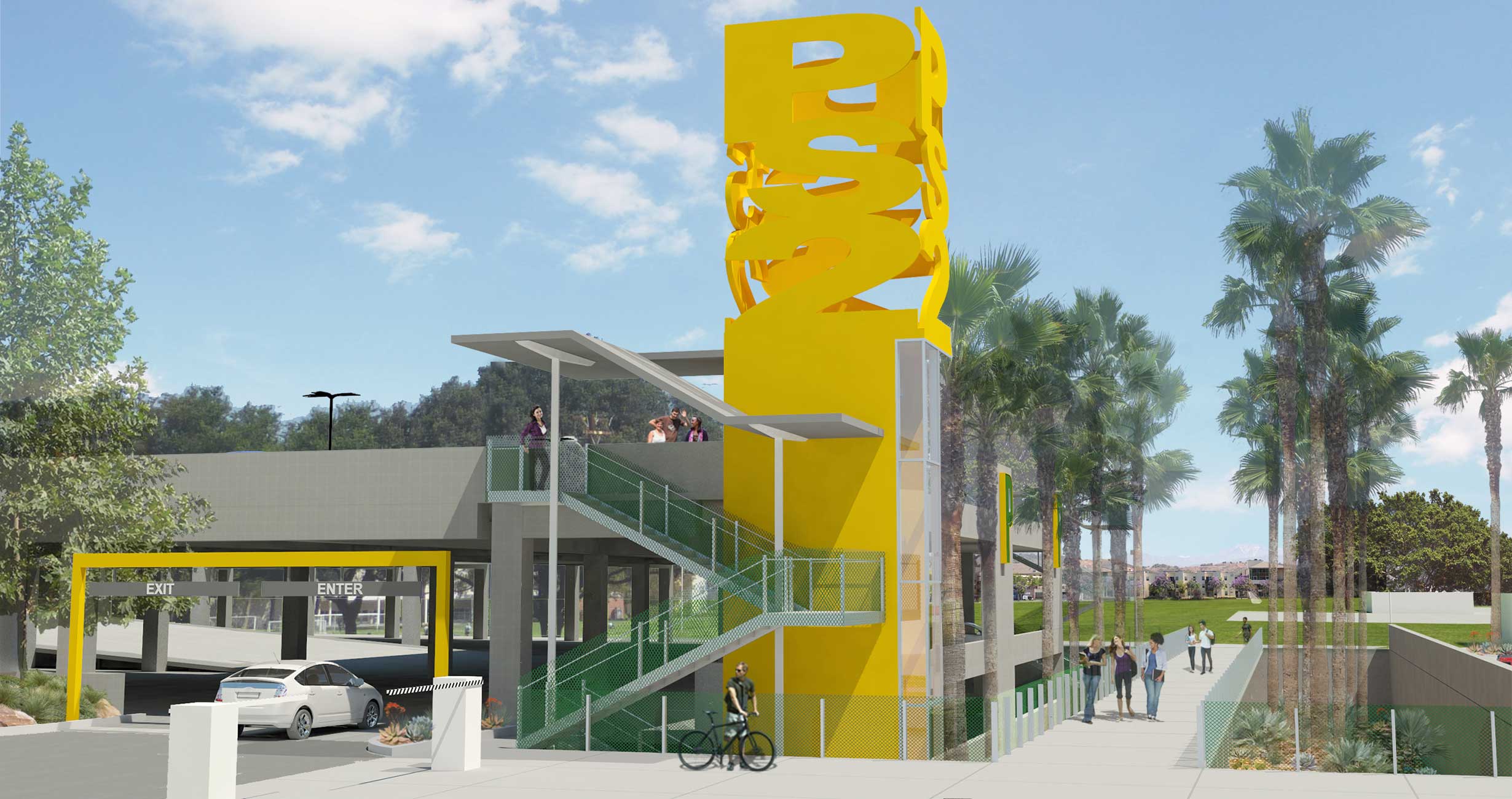Cal Poly Pomona Parking Structure 2 landLAB
