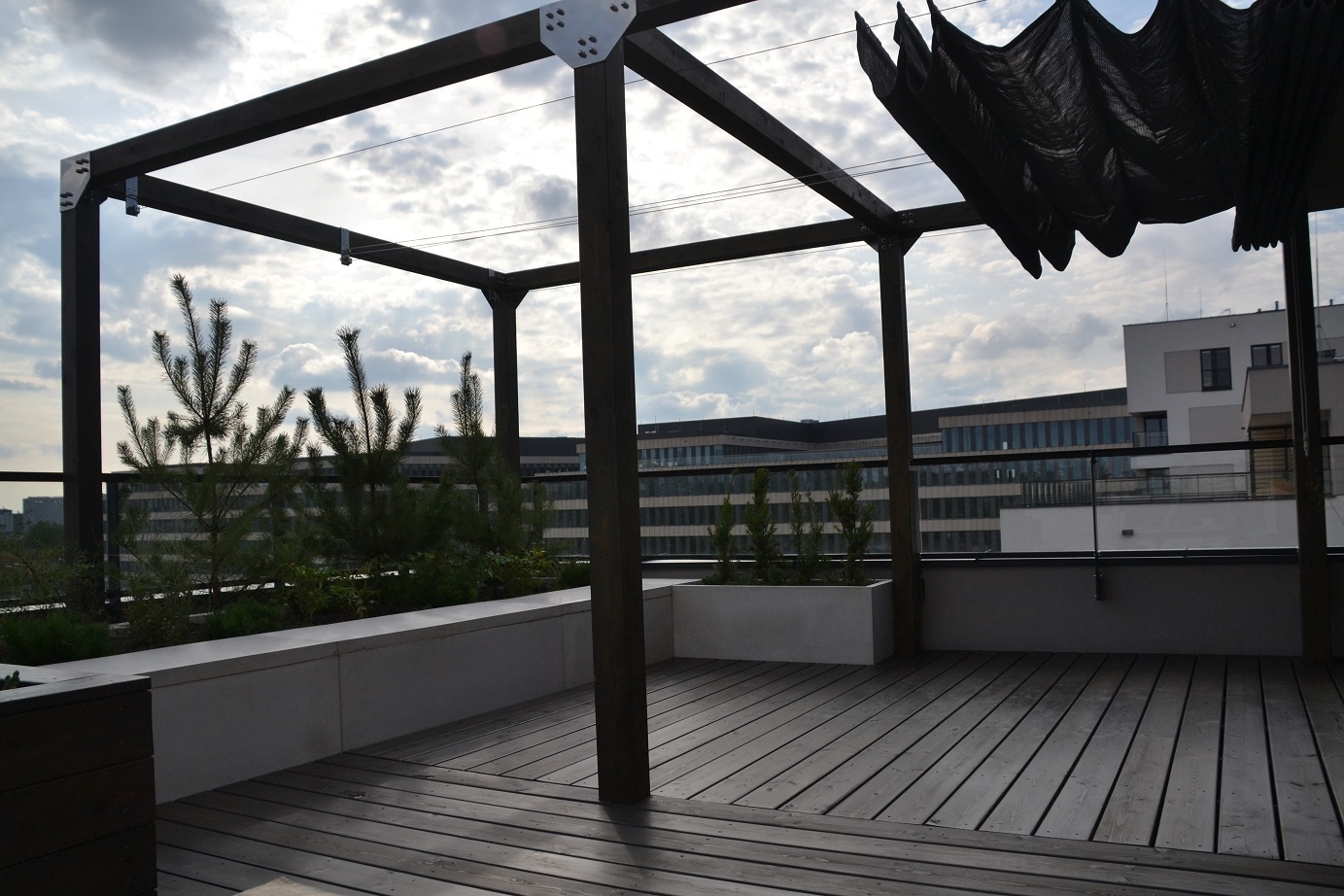 Rooftop garden in Warsaw, Poland Land8