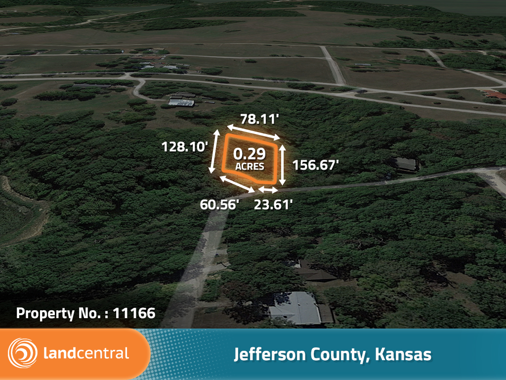 Tree Covered Lake Ozawkie Kansas Lot2