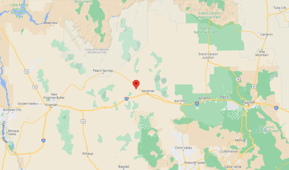 2 ACRES WITH ELECTRIC ON LOT IN BRIDGE CANYON ESTATES IN SELIGMAN