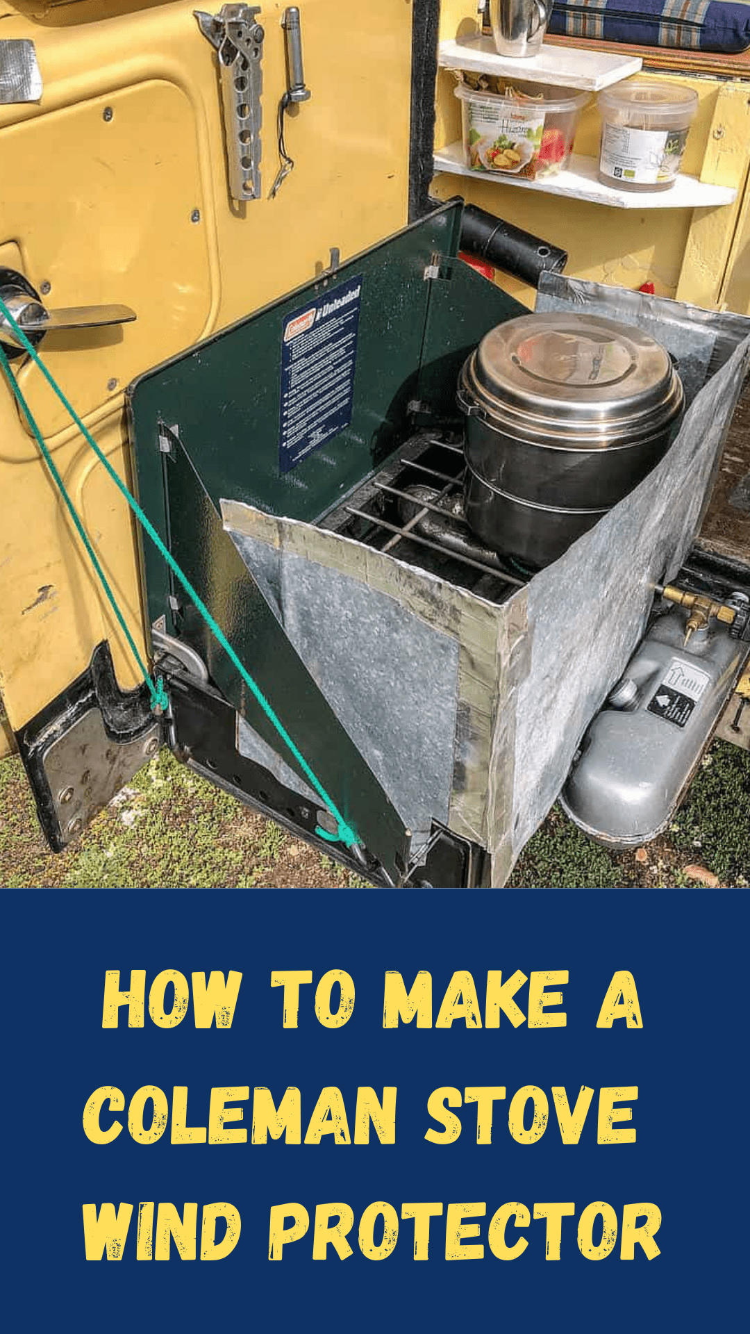 How to Make a Coleman Stove Windscreen Protector
