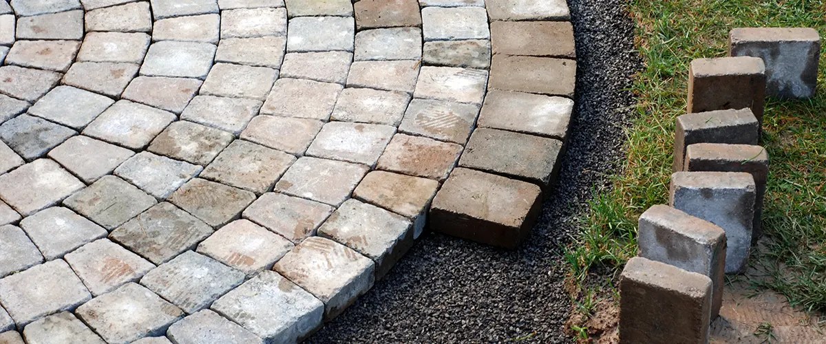 How To Install A Brick Patio StepByStep Land Designs By Colton