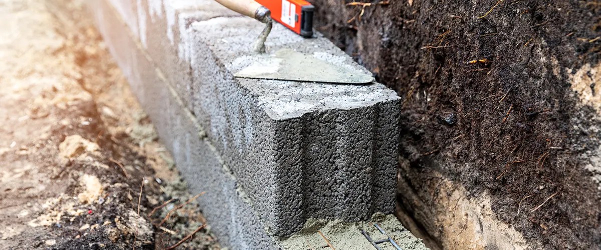 Cinder Block Retaining Wall Is It Better Than Concrete? Land Designs