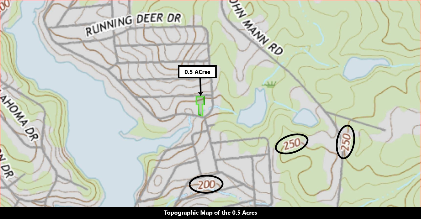 0.5Acre land idyllically located in the valleys of Lake Royale LANDELLO