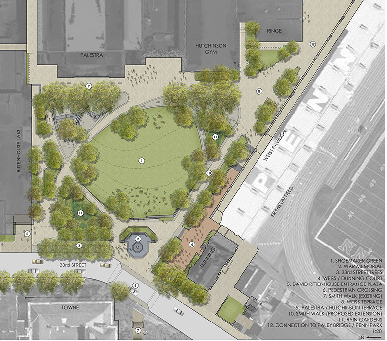 Shoemaker Green by Andropogon Associates — Landscape Architecture