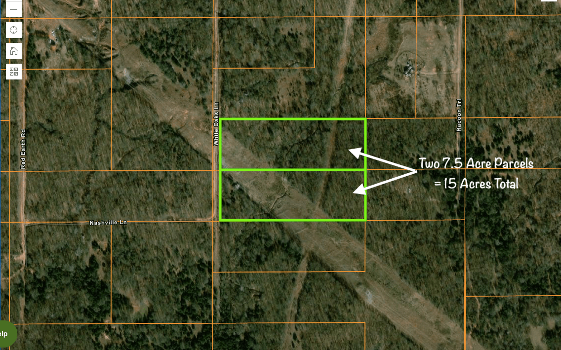 White Oaks 15 Acres w/ Electric, Well, Septic, & An Abandoned House