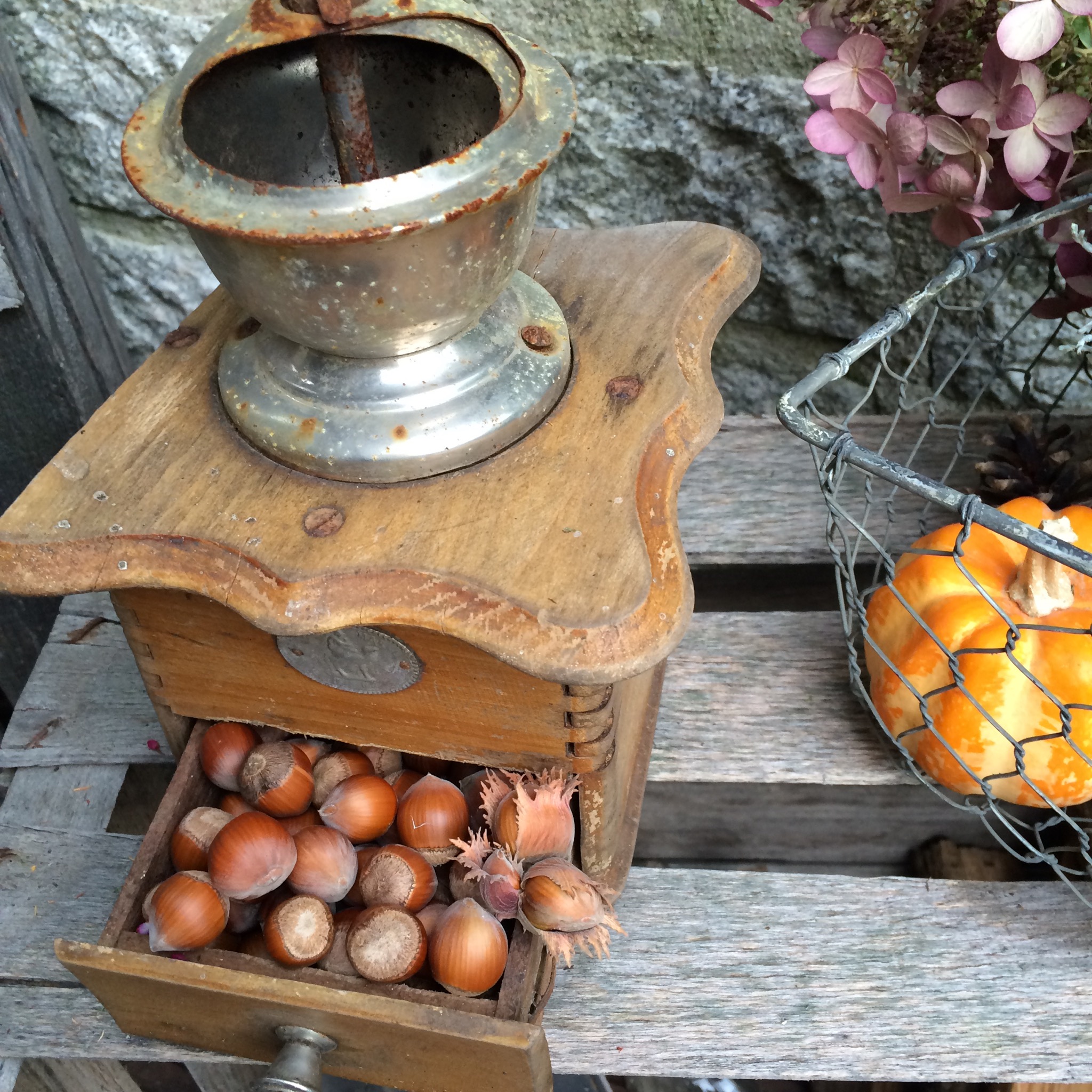 HerbstDeko 2016 VintageLook & Holzscheite glutenfreie Rezepte