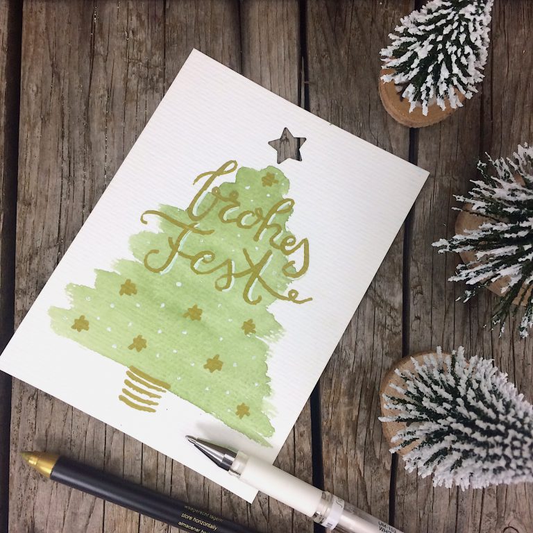 Weihnachtskarten Handlettering glutenfreie Rezepte & kreative Ideen