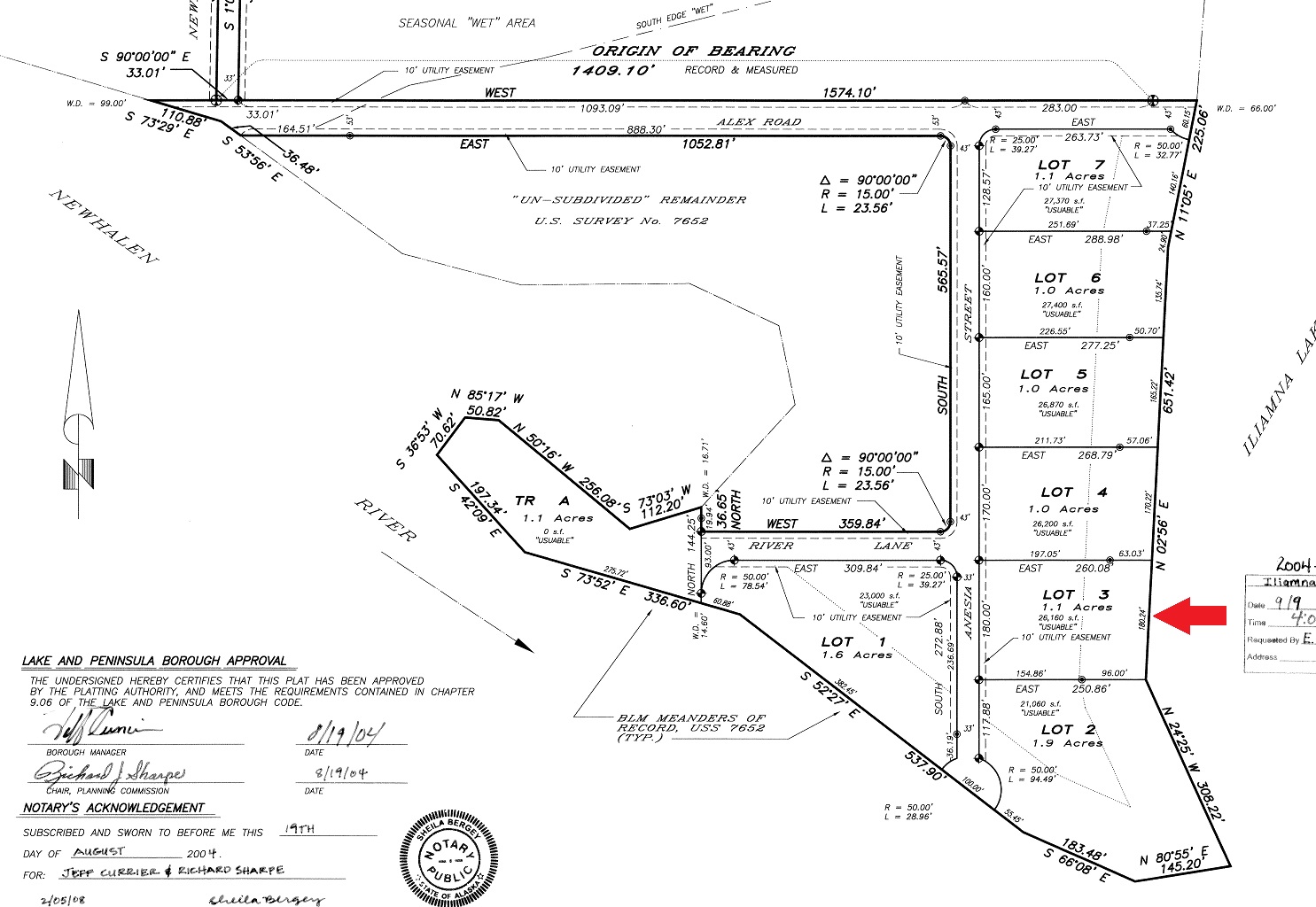 File D105 Iliamna Lake Frontage near Mouth of Newhalen River