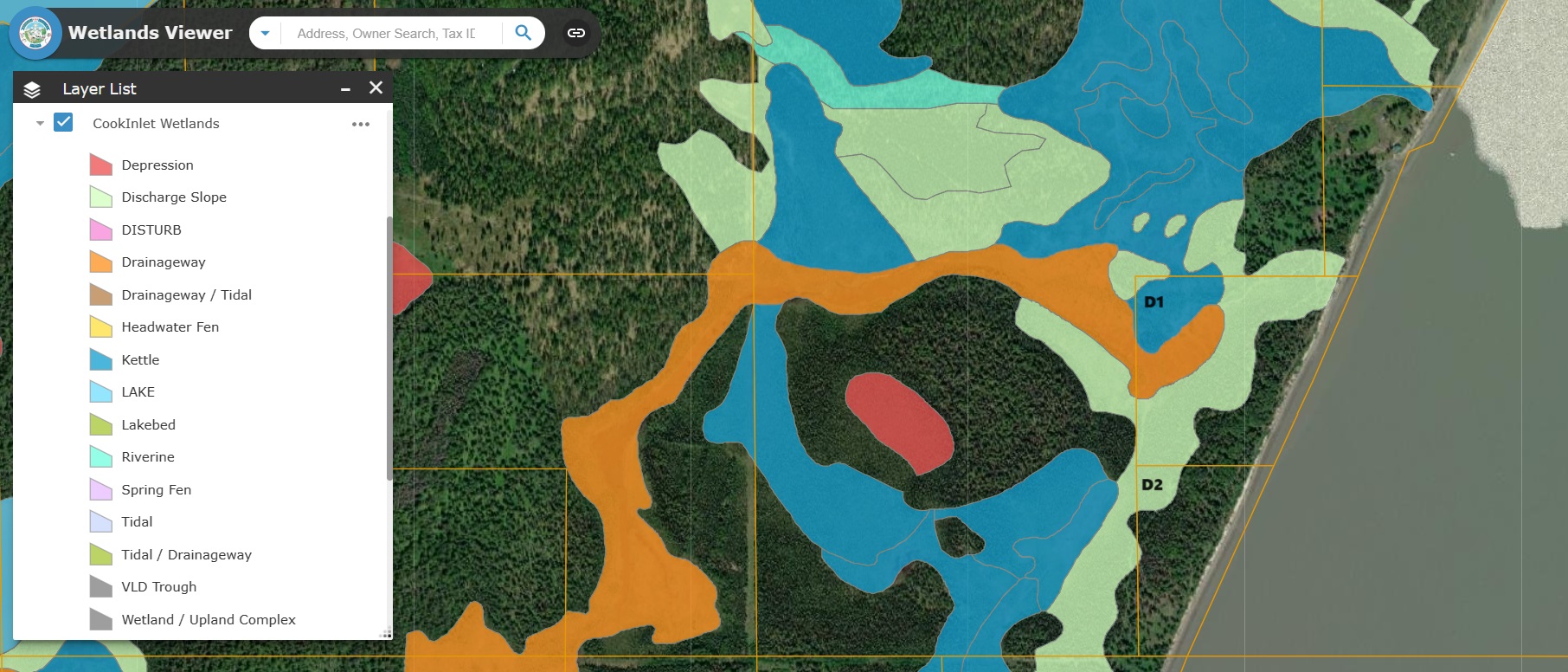 File P148 Large Parcels w/Cook Inlet Frontage off Pt Mackenzie Road Statewide Real Estate