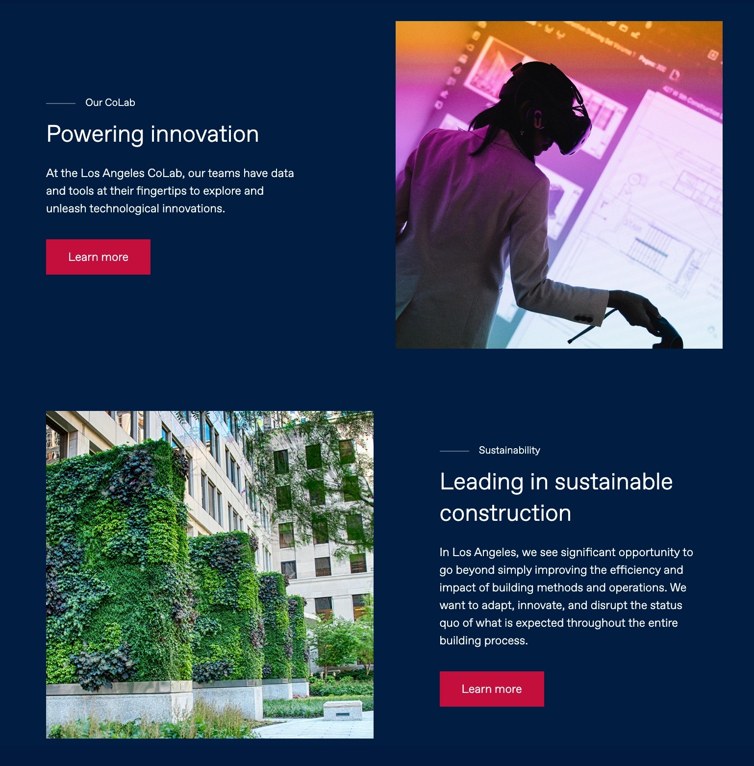 Construction Company Landing Page Best Practices & Examples