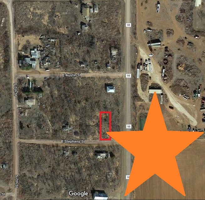 1 lot with no zoning in Crowell Texas 7,000 sq.ft. LAND IS HOME