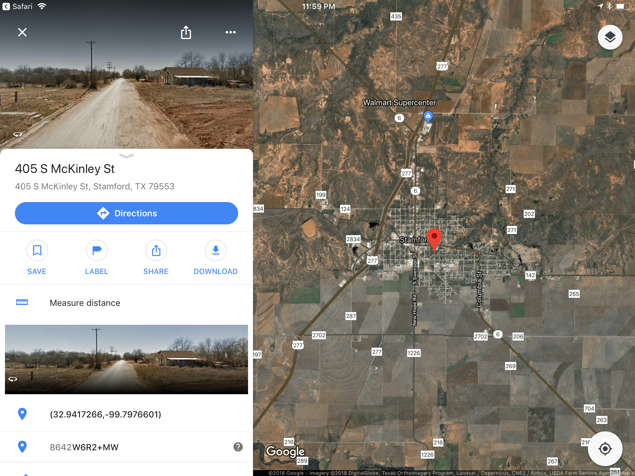 Land with utilities Stamford, Texas .18 Acres LAND IS HOME