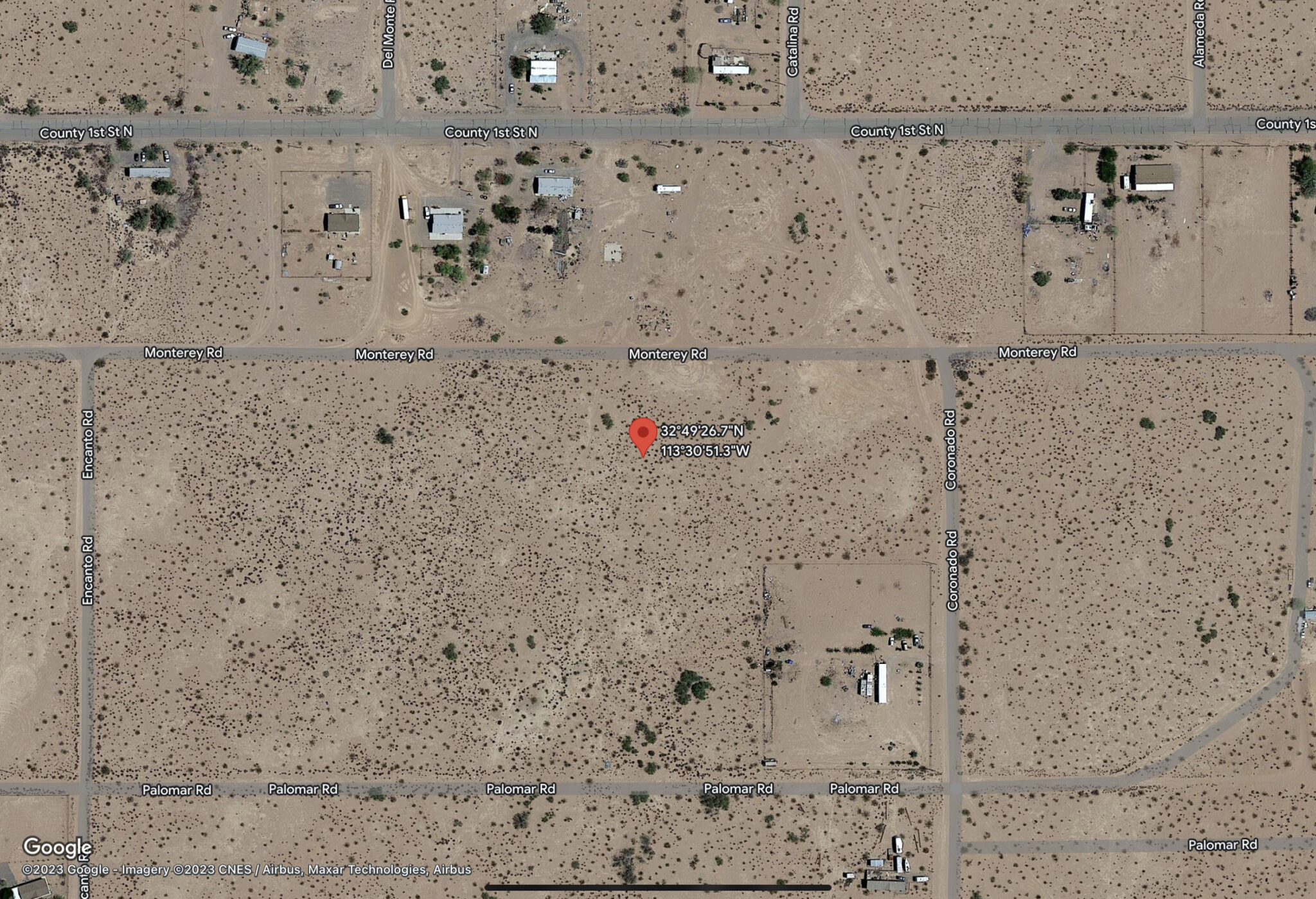 Residential Land , Dateland , AZ. 1.02 Acres LAND IS HOME