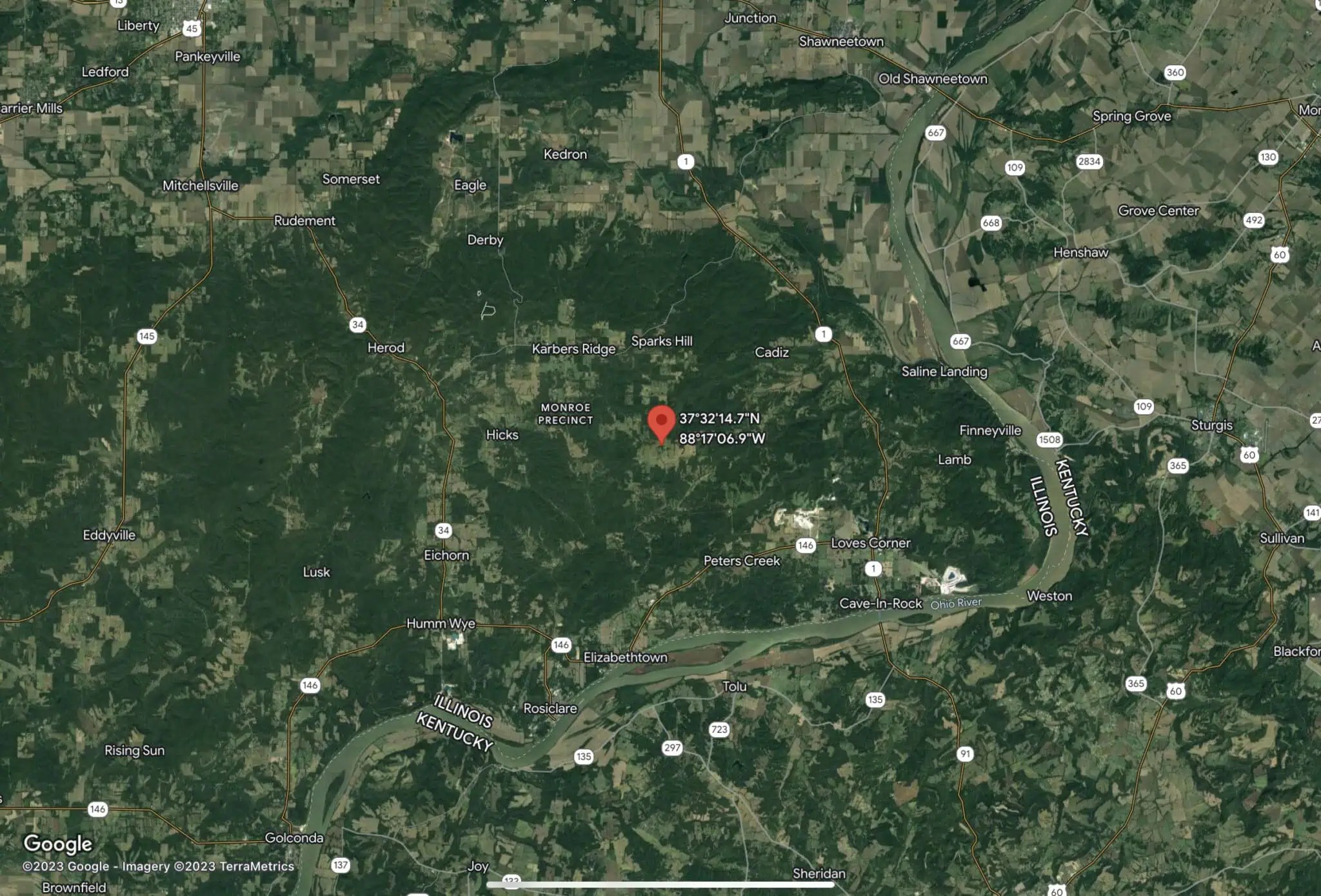 Mineral Rights , Elizabethtown , IL. 80 Acres LAND IS HOME