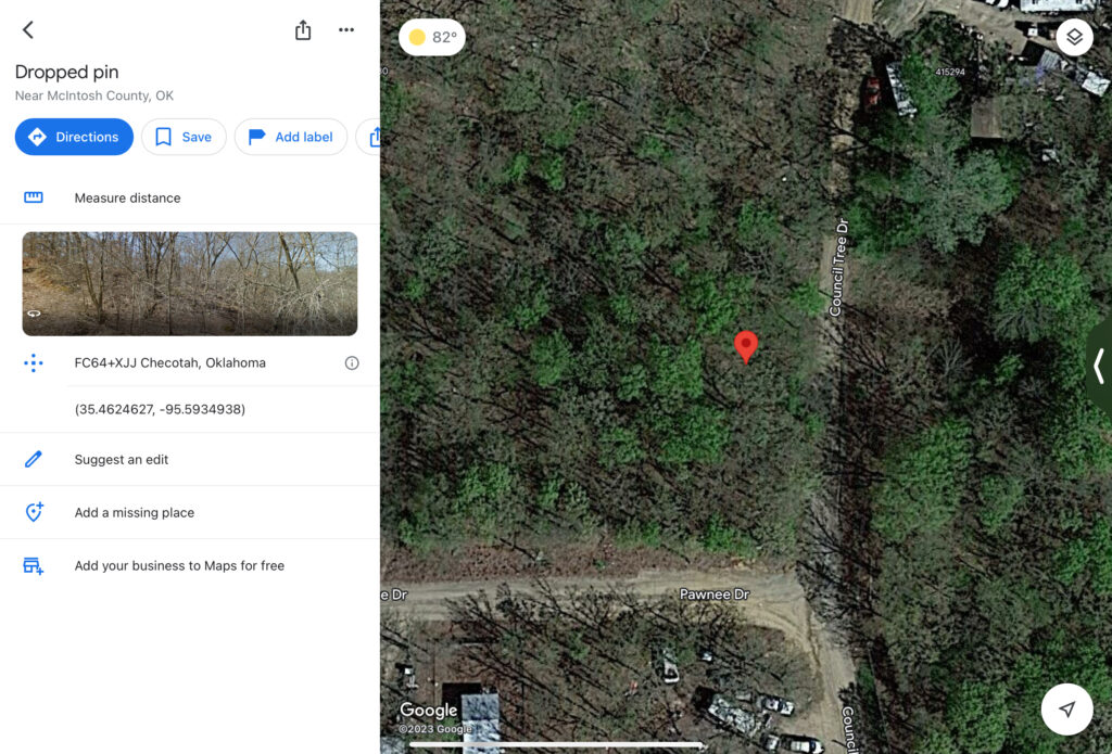 Rv / Tiny Home Land , Checotah , Ok. .06 Acres LAND IS HOME